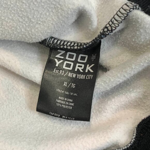 ZOO YORK Graffiti Hoodie XL Pullover AOP Graffiti Y2K Skater Older Brother Core - Picture 6 of 7
